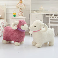 Sheep Stuffed Animals Cute Lamb Plush Toy with Shiny Scarf Baby Gift