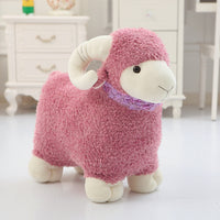 Sheep Stuffed Animals Cute Lamb Plush Toy with Shiny Scarf Baby Gift