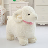 Sheep Stuffed Animals Cute Lamb Plush Toy with Shiny Scarf Baby Gift