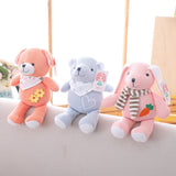 Soft Cute Knitted Rabbit Bear Dog Plush Toy Stuffed Animal Baby Gift