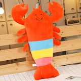 Soft Cute Stuffed Lobster Toy Kids Pillow Christmas Gift Plush Doll