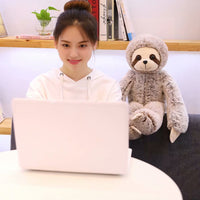 Giant Stuffed Sloth Animal Toy Cute Soft Plush Pillow Baby Doll Gift