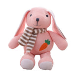Soft Cute Knitted Rabbit Bear Dog Plush Toy Stuffed Animal Baby Gift