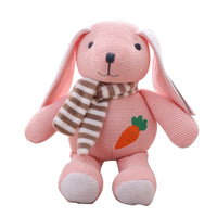 Soft Cute Knitted Rabbit Bear Dog Plush Toy Stuffed Animal Baby Gift