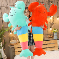 Soft Cute Stuffed Lobster Toy Kids Pillow Christmas Gift Plush Doll