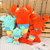 Soft Cute Stuffed Lobster Toy Kids Pillow Christmas Gift Plush Doll