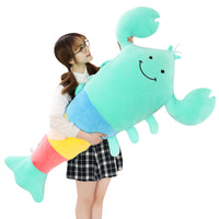Soft Cute Stuffed Lobster Toy Kids Pillow Christmas Gift Plush Doll