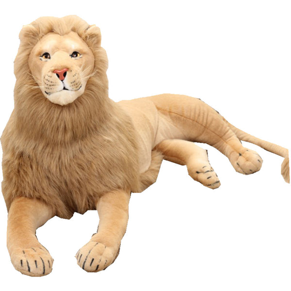 Giant Realistic Stuffed Lion Toy Soft Plush Animal Pillow Kids Gift