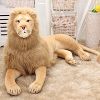 Giant Realistic Stuffed Lion Toy Soft Plush Animal Pillow Kids Gift