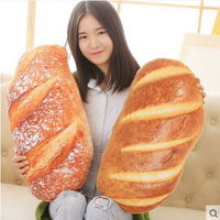 Giant Stuffed Bread Pillow Soft Plush Food Cushion Christmas Gift