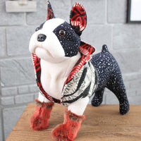 Realistic Cute Stuffed Dog Toy Plush Puppy Animal Pillow Gift for Kids Chihuahua