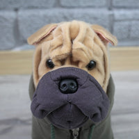 Realistic Cute Stuffed Dog Toy Plush Puppy Animal Pillow Gift for Kids Bulldog