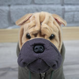 Realistic Cute Stuffed Dog Toy Plush Puppy Animal Pillow Gift for Kids Bulldog