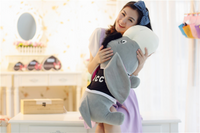 Giant Cute Stuffed Donkey Pillow Super Soft Plush Animal Cushion