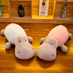 Plush Hippo Dolls Stuffed Animal Soft Comfortable Pillow Baby Toy