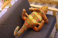 Giant Soft Stuffed Chameleon Toy Plush Lizard Pillow Home Decor