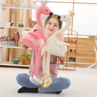 Cute Cartoon Swan Plush Toys Soft Stuffed Animal Flamingo Doll Pillow