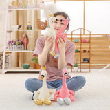 Cute Cartoon Swan Plush Toys Soft Stuffed Animal Flamingo Doll Pillow