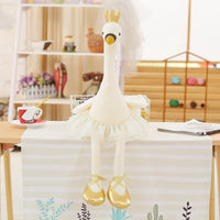 Cute Cartoon Swan Plush Toys Soft Stuffed Animal Flamingo Doll Pillow