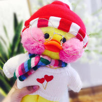 Cute Plush Dressed Up Duck Doll Cartoon Soft Duck Stuffed Animal Toy