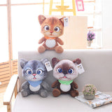 12CM Mini Cute Cartoon Cat Plush Toys Stuffed Animal Cat Doll Toys