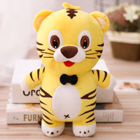 Cartoon Cute Standing Tiger Plush Toys Soft Stuffed Animal Tiger Doll