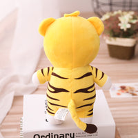 Cartoon Cute Standing Tiger Plush Toys Soft Stuffed Animal Tiger Doll