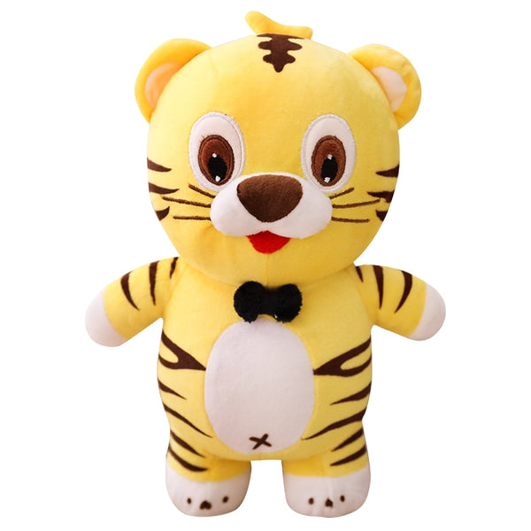 Cartoon Cute Standing Tiger Plush Toys Soft Stuffed Animal Tiger Doll