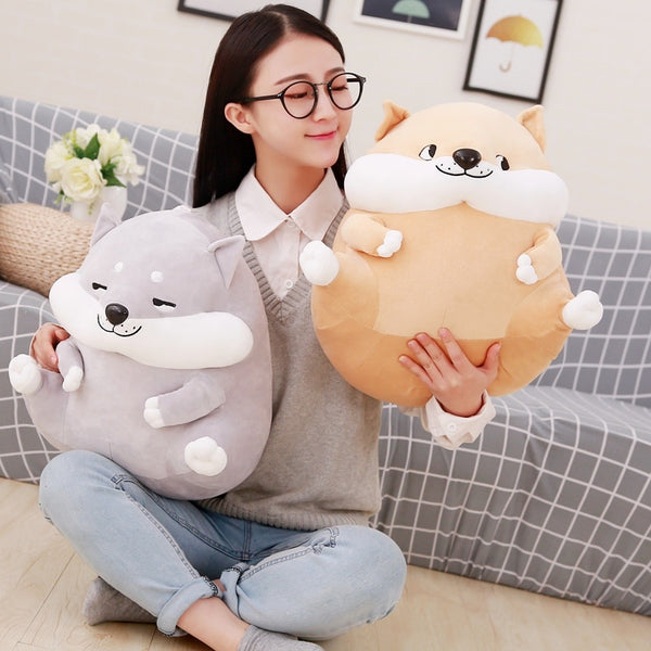 Cute Evil Doge Plush Toys Cartoon Stuffed Animal Emoji Dog Doll Pillow