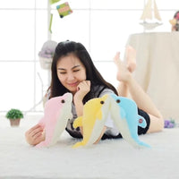 Luminous Plush Dolphin Doll Glowing LED Light Animal Plush Toys