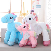 Cute Unicorn Plush Toys Giant Soft Stuffed Animal Horse Toys