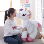 Cute Unicorn Plush Toys Giant Soft Stuffed Animal Horse Toys
