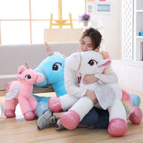 Cute Unicorn Plush Toys Giant Soft Stuffed Animal Horse Toys