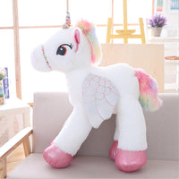 Cute Unicorn Plush Toys Giant Soft Stuffed Animal Horse Toys