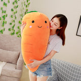 Simulation Stuffed Carrot Plush Toy Soft Stuffed Vegetable Doll Pillow