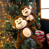 Brown Monkey Plush Toy Soft Stuffed Big Monkey Animal Dolls