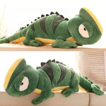 Big Lizard Plush Toys Giant Stuffed Chameleon Dolls