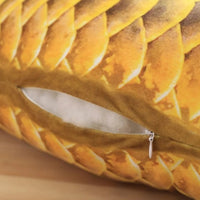 Gold Arowana Kelisa Yellow Croker Lifelike Fish Plush Toy Pillow