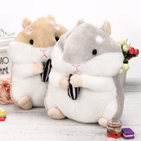 Kawaii Fluffy Hamster Plush Toy Soft Stuffed Animal Doll Pillow