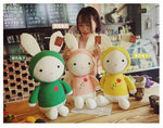 Cute Cartoon Rabbit Plush Toys Stuffed Bunny Animal Doll Pillow