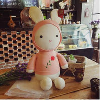 Cute Cartoon Rabbit Plush Toys Stuffed Bunny Animal Doll Pillow