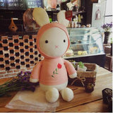 Cute Cartoon Rabbit Plush Toys Stuffed Bunny Animal Doll Pillow