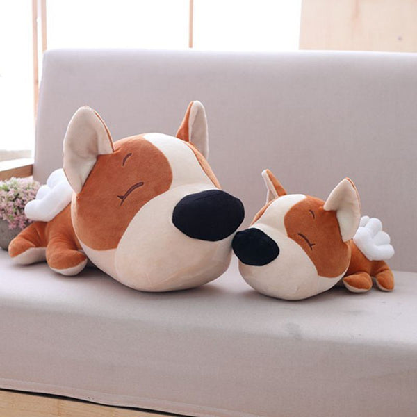 Cute Angel Corgi Dog Plush Toys Stuffed Sleep Animal Dog Pillow Doll –  FMOME TOYS