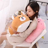 Soft Animal Cartoon Pillow Cushion Cute Fat Dog Cat