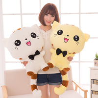 Big Face Cat Plush Toys Stuffed Animal Doll Pillow Kawaii Kitty Cushion for Kids