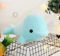 Soft Marine Organism  Plush Toys Cute Whale Stuffed Kids Dolls