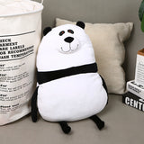 Creative Stuffed Round Panda Pillow Soft Cartoon Plush Animal Toy