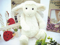Kids Birthday Gifts White Color Plush Sheep Doll Soft Stuffed Pillow