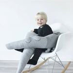 Baby Crocodile Pillow Plush Toy Crib Cradle Protector Guard Room Decor