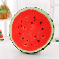 3D Cartoon Fruit Chair Seat Sofa Cushion Stuffed Back Throw Pillow